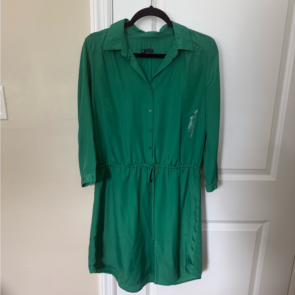 GAP Vibrant Green Tunic Top/mini dress